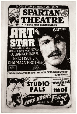 Art Star, Spartan Theatre, 6' x 4', sand on canvas, Coe