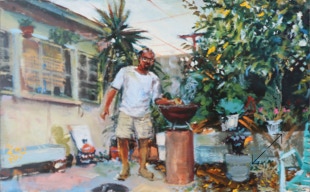 Dale Palarz, barbique, by Coe